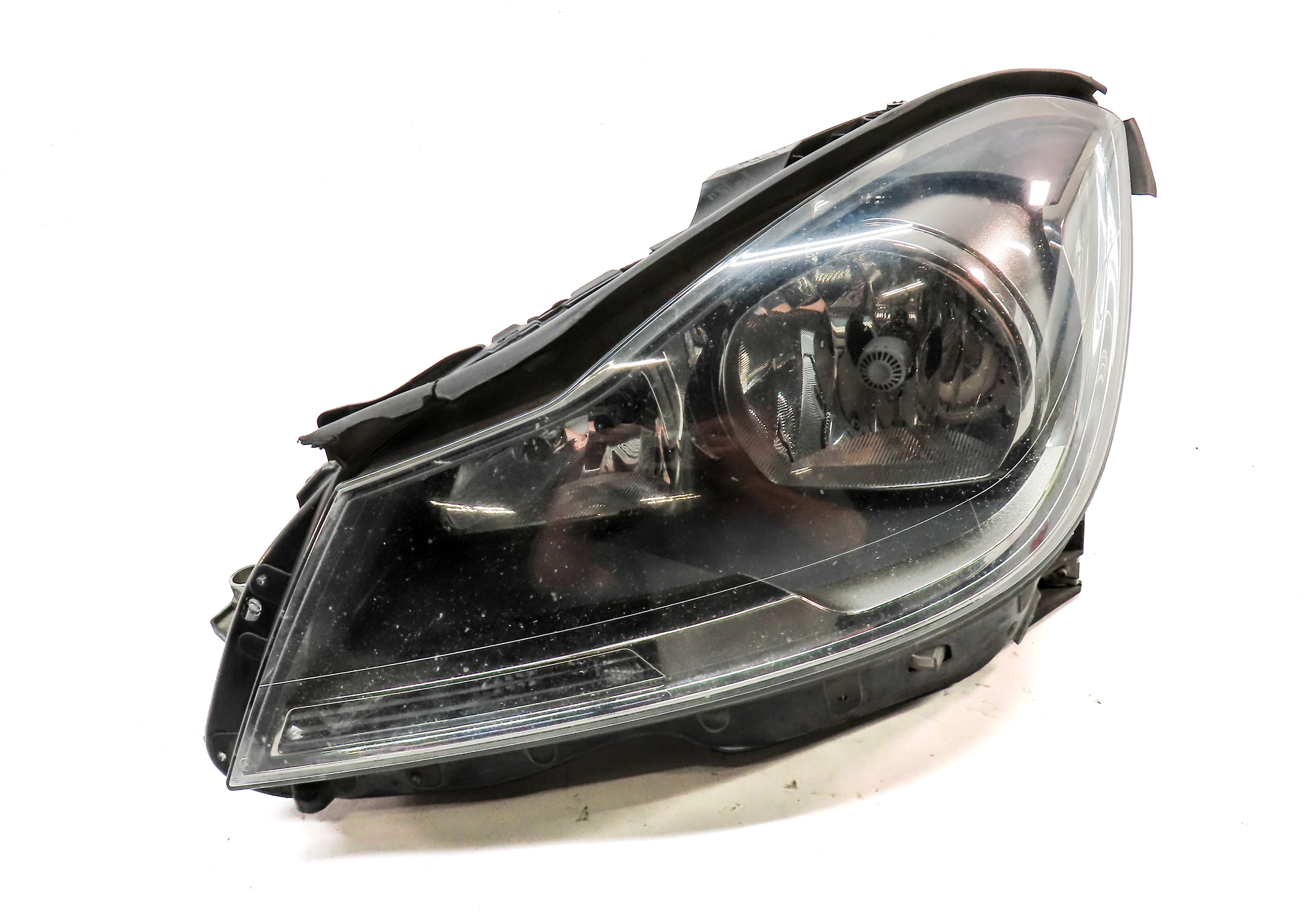 12-15 MERCEDES C250 C300 C350 (W204) LEFT DRIVER HALOGEN HEADLIGHT LIGHT LAMP — exact item pictured